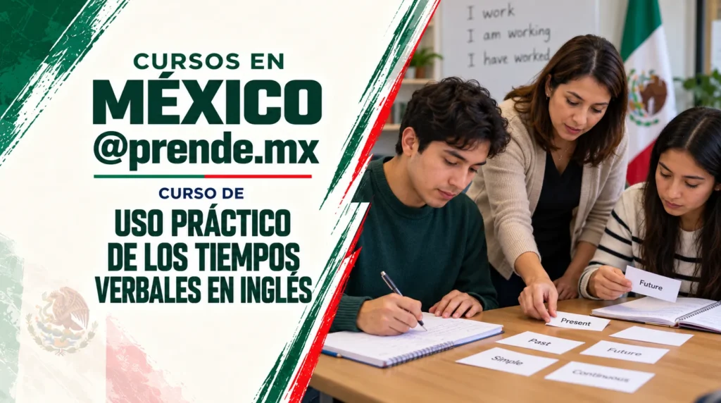 Curso de uso práctico de los tiempos verbales en inglés @prende.mx México